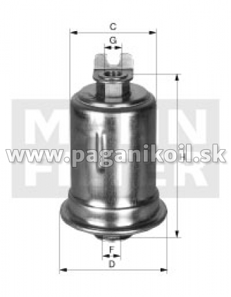 MANN WK 614/26 x
